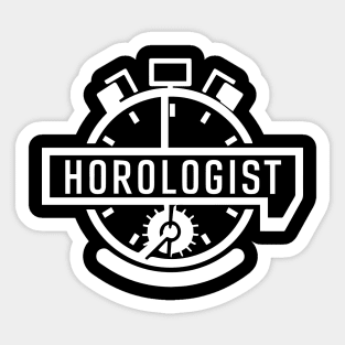 Ticking Tales: Horologist's Chronicle Sticker